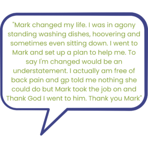 neck pain testimonial
